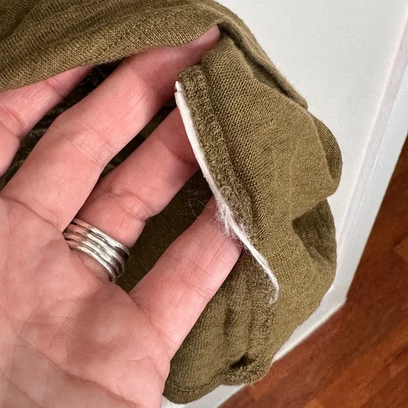 Eileen Fisher Earthy Brown Organic Linen Tank Top - Picture 7 of 12